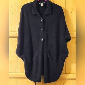 Coldwater Creek wool/acrylic capelet.